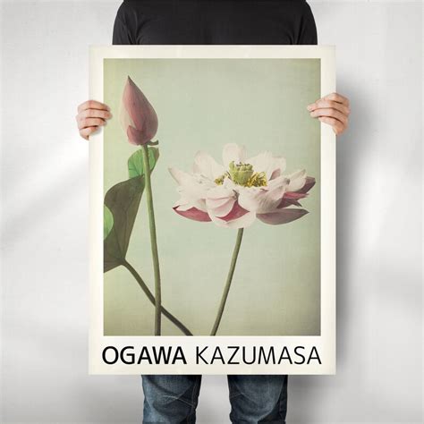 Flower Printable Poster Ogawa Kazumasa Lotus Fine Art Print Etsy