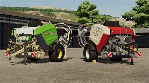 Massey Ferguson And Fendt Colourable Balers V10 Fs22 Mod Farming