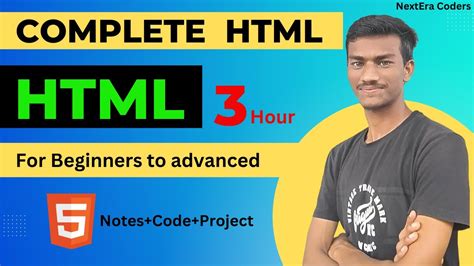 Html Crash Course For Beginners Html One Shot Html Full Course In