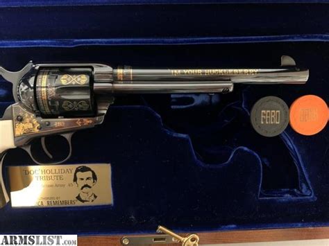 ARMSLIST - For Sale: Vintage Doc Holliday Tribute Collectible Revolver ...