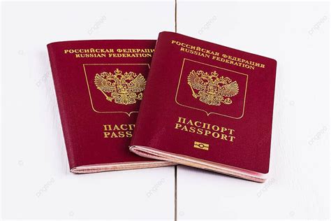 Two Foreign Passports Of The Russian Federation Identification Passport