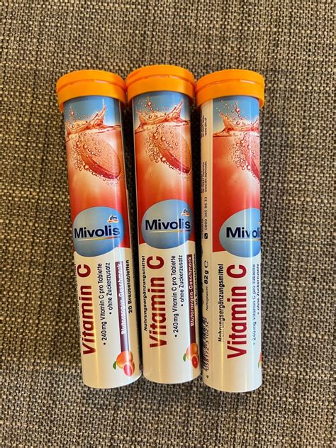 Mivolis German Vitamin C Effervescent Tablets 20 S Health Nutrition