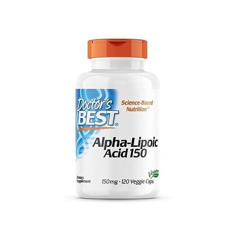 Doctors Best Alpha Lipoic Acid 150 Acide Alpha Lipoïque 150mg 1