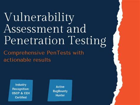 Vulnerability Assessment And Penetration Testing Vapt Upwork