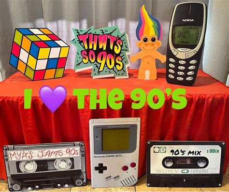 1 90s Theme Party Prop Standee 90s Party I Love The 90s 90s