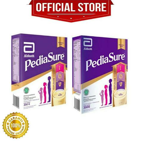 Jual PEDIASURE TRIPLESURE 200GRAM RASA MADU VANILLA 400 GRAM 850GRAM