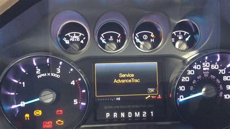 2014 F 250 Dash Warnings Youtube