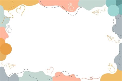 Premium Vector | Cute pastel color background vector design