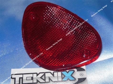 Capuchon cabochon de feu arrière rouge TEKNIX pour Piaggio Liberty 50cc