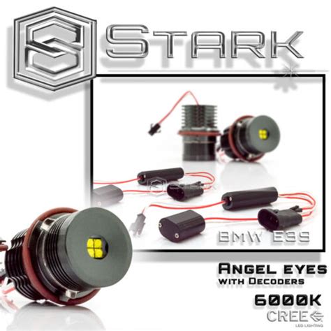 40W High Power Error Free CREE BMW E39 E60 LED Angel Eyes Halo Ring