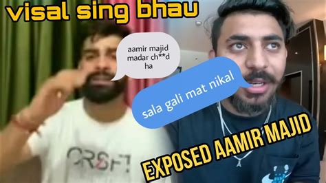 Vishalsinghbhau Na Aamir Majid Ko Gali Nakali Series Reply YouTube