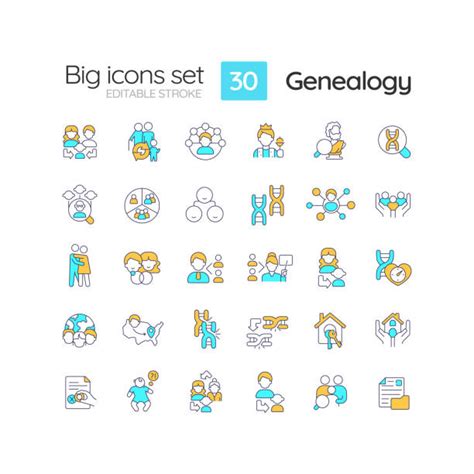 280 Genealogy Icons Stock Illustrations Royalty Free Vector Graphics