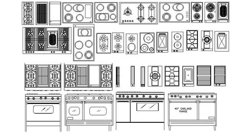 Download Kitchen Layout CAD Blocks - Cadbull