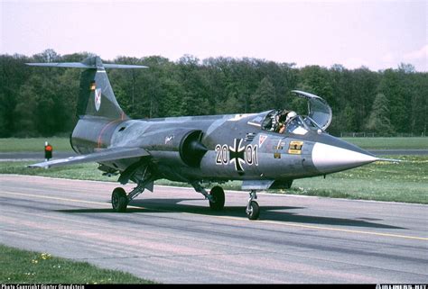 Lockheed F 104g Starfighter Germany Air Force Aviation Photo