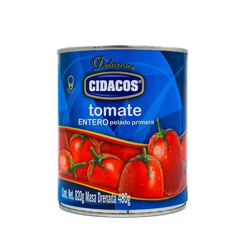 Tomates Pelados Cidacos Enteros En Lata 800 G Walmart