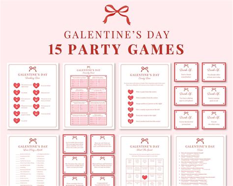 15 Galentines Day Games Adult Valentines Day Games Galentines Day Party Games Ladies Night