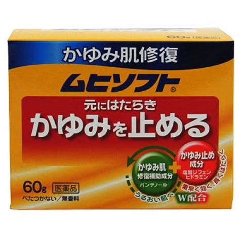 【第3類医薬品】かゆみ肌の治療薬 ムヒソフトgx 60g【セルフメディケーション税制対象】 4987426002008くすりのレデイハート