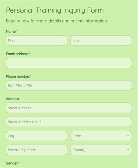 Enquiry Form Template - Online & FREE | 123FormBuilder