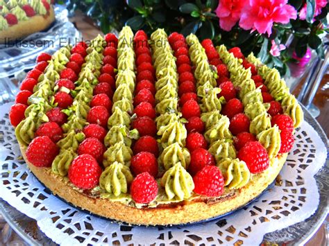 Délices et Caprices Tarte pistache framboise