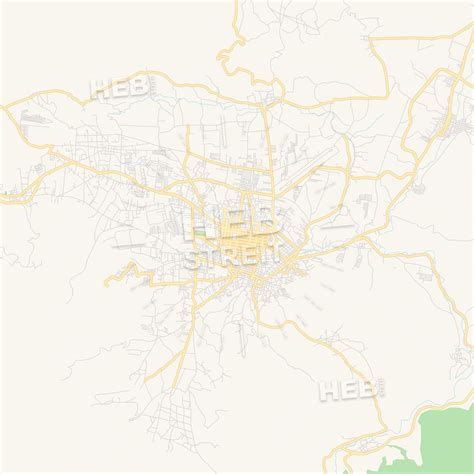 Empty Vector Map Of Quetzaltenango Quetzaltenango Guatemala