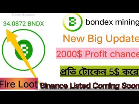 Bondex New Update Bonded Mining Apps Binance Listed Coming Soon