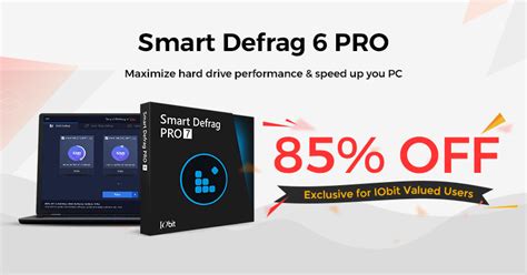 85 OFF On Smart Defrag PRO IObit