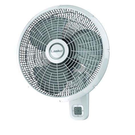 Lasko 16 In 3 Speed Oscillating Wall Mount Fan With Remote Control