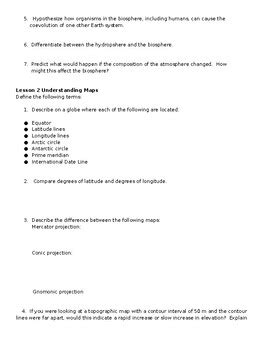 Inspire Earth Science Guided Reading Module 1 Introduction To Earth Science