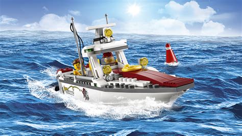 LEGO 60147 "Fishing Boat" Building Toy: LEGO: Amazon.co.uk: Toys & Games