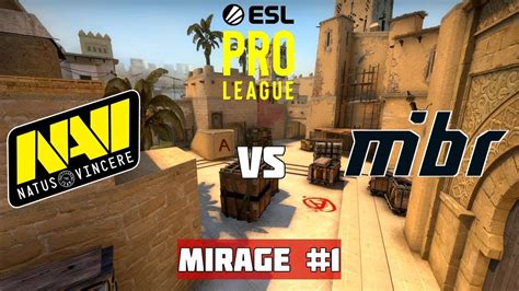 C Navi Vs Mibr Map Mirage Esl Pro League Season