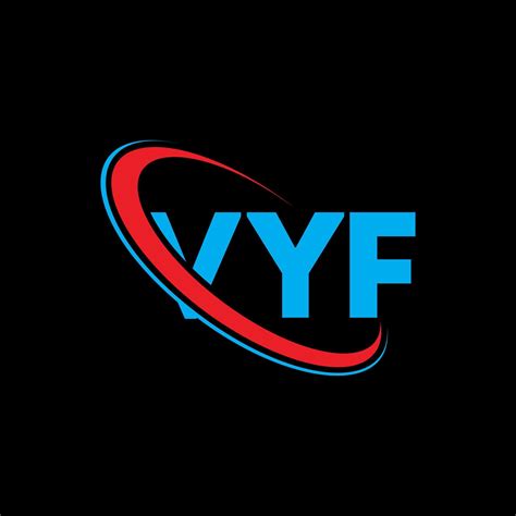 logotipo de vyf. letra vyf. diseño de logotipo de letra vyf. logotipo de iniciales vyf vinculado ...