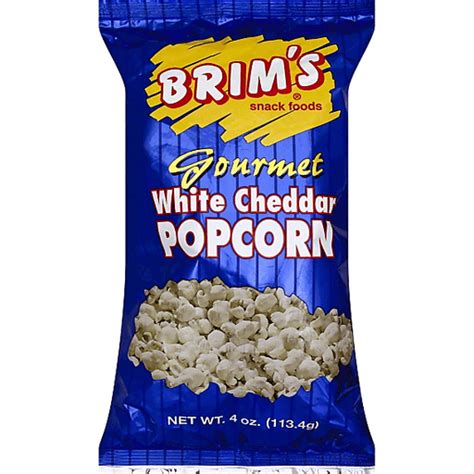 Brims Snack Foods Popcorn, Gourmet, White Cheddar | Cheese & Puffed Snacks | Don's Super Saver