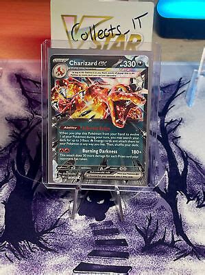 Pok Mon Tcg Charizard Ex Sv Obsidian Flames Holo Double Rare