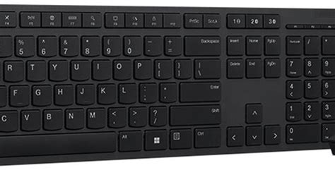 Lenovo Professional Wireless Rechargeable Keyboard and