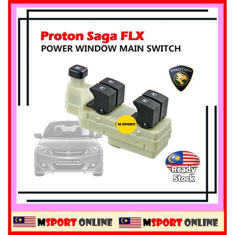 Main Power Window Switch Proton Gen2 Persona Waja Wira Saga BLM FLX