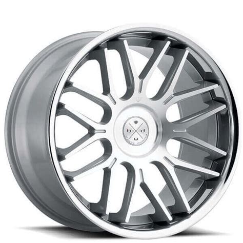 Staggered Blaque Diamond Wheels Bd Silver Machined With Chrome