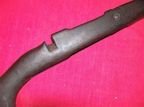 Antique Military Wood Rifle Stock Old Army Bolt Action Gun German