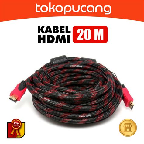 Jual KABEL HDMI 20M JARING HDMI 20 M HDMI 20 METER Shopee Indonesia