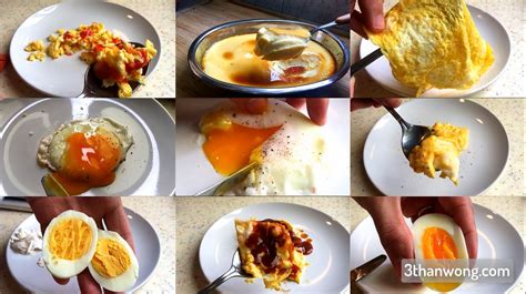 How to Cook Egg - 9 Ways to Cook Eggs at Home - 3thanWong