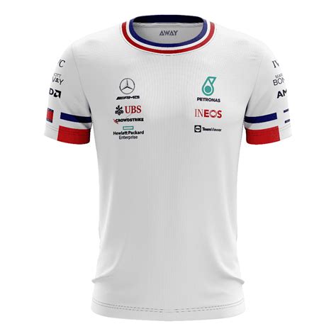 Camisa Camiseta Dryfit Premium Formula Mercedes Lewis Hamilton