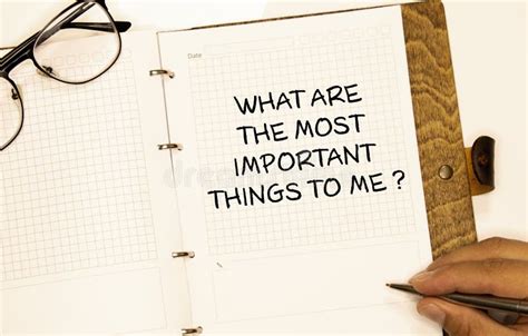 Handwritten Text What Are The Most Important Things To Me As Business