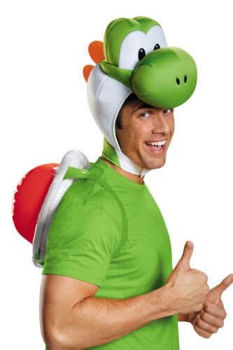 Yoshi Adult Costume Kit Super Mario Nintendo Halloween Disguise Ebay