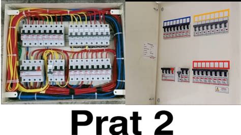 TPN Double Door 8 Way Distribution Board Mcb Box Connection