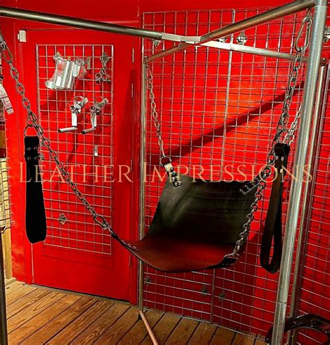 Geniune Leather Swing Gay Sex Sling Bdsm Swing Mm Etsy