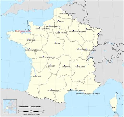 CARTE DE BINIC ÉTABLES SUR MER Situation géographique et population