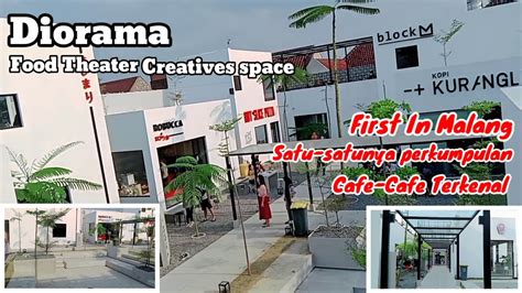 Diorama Food Theater Malang Creatives Space Cafe Enak Dimalang