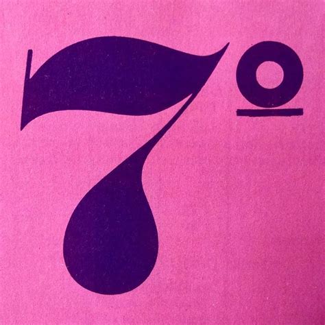 Septimo Numero Magenta Taller Grafismo Color Retro Seventh