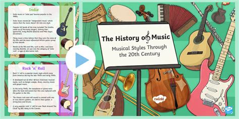 Th Century Music History Powerpoint Primary Resource