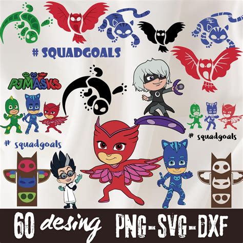 Pj Masks Svg Bundle Pj Masks Png Catboy Png Owlette Png Pj Masks My XXX Hot Girl