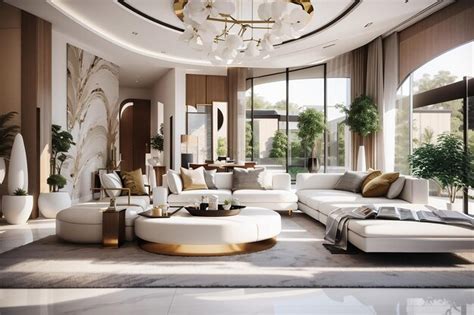 Premium AI Image | Luxury interior design of a modern house